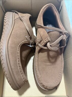 Clarks Men's Brown Suede Slip-On Loafers